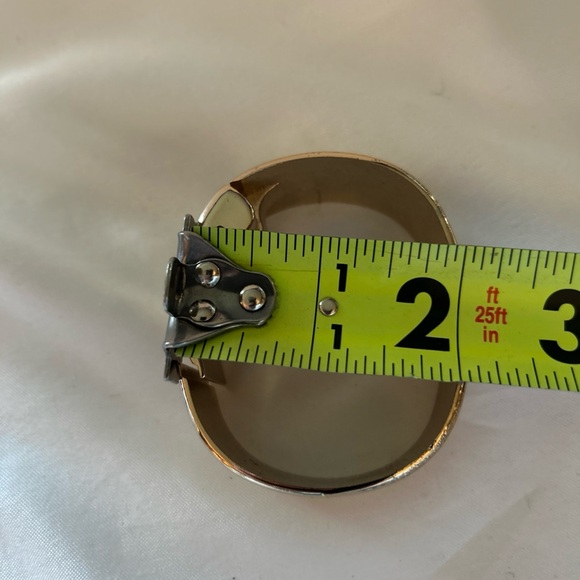 Jimmy Choo Gold Jewelry Cuff Bracelet - Picture 8 of 8